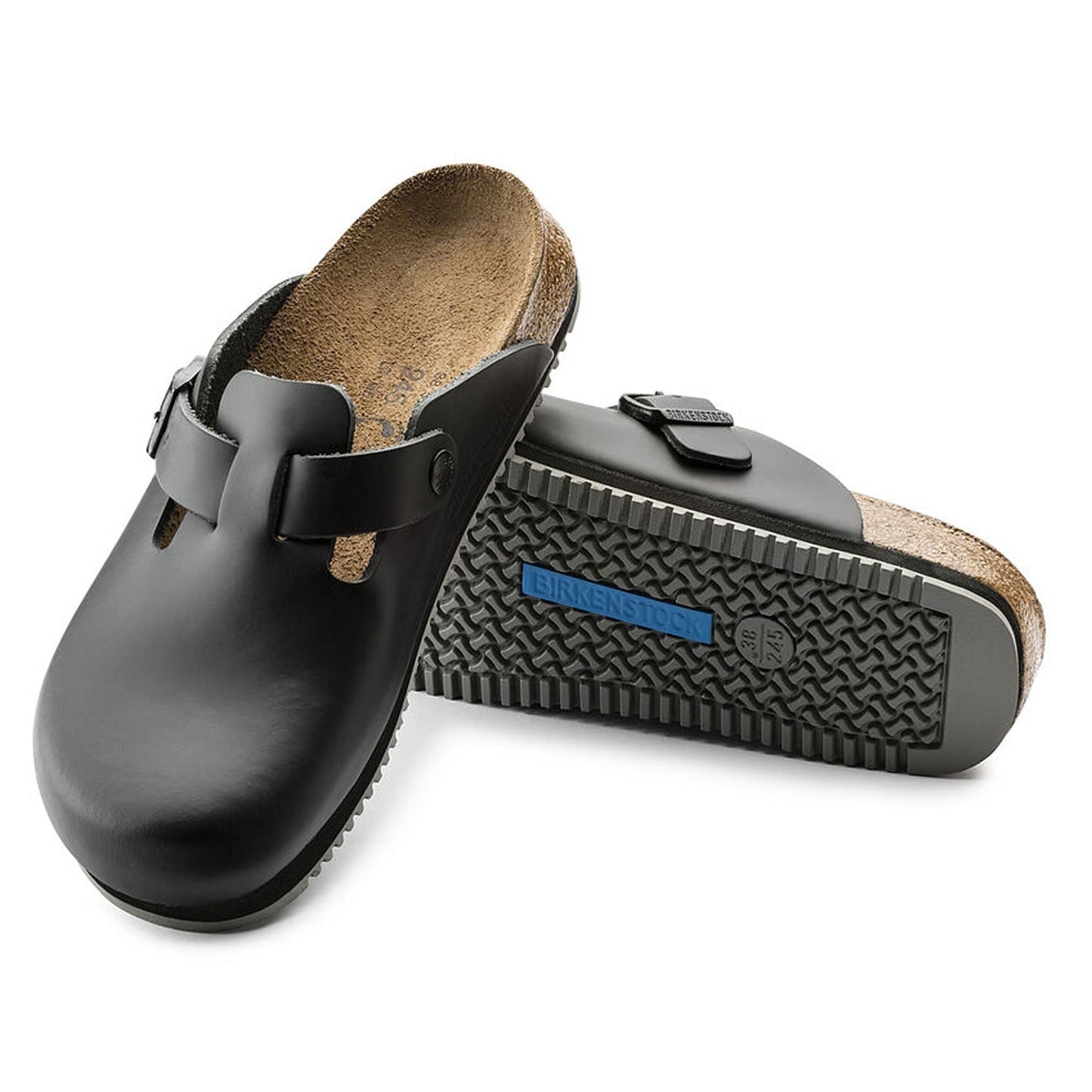 Birkenstock Boston SL Super-Grip in Black