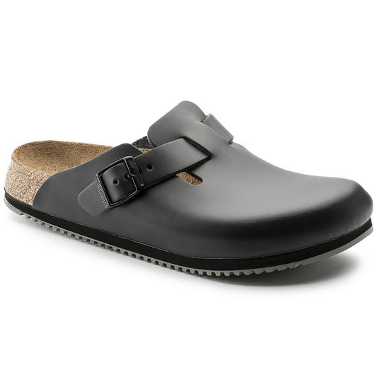Birkenstock Boston SL Super-Grip in Black