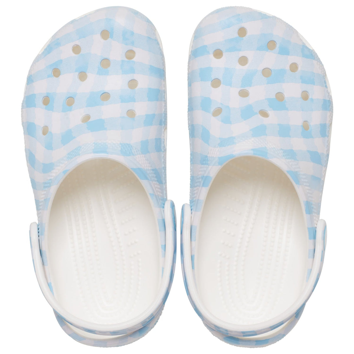 Crocs Classic Gingham Clog (211006) - White/Blue