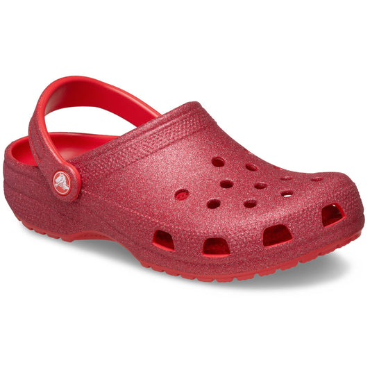 Crocs Classic Glitter Clogs (205942) - Cherry Red