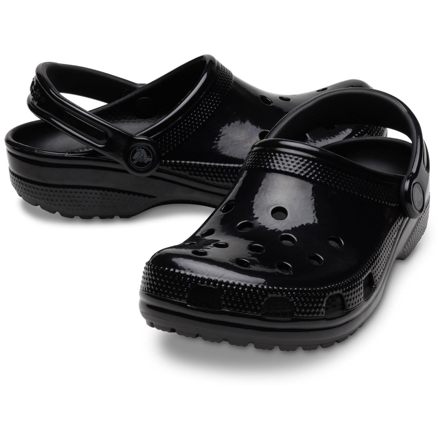 Crocs Classic High Shine Clog (209609) - Black