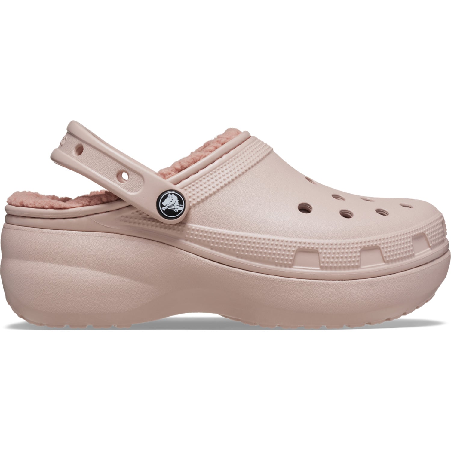 Crocs Classic Platform Lined Clog 207938 Pink Clay – World of Clogs