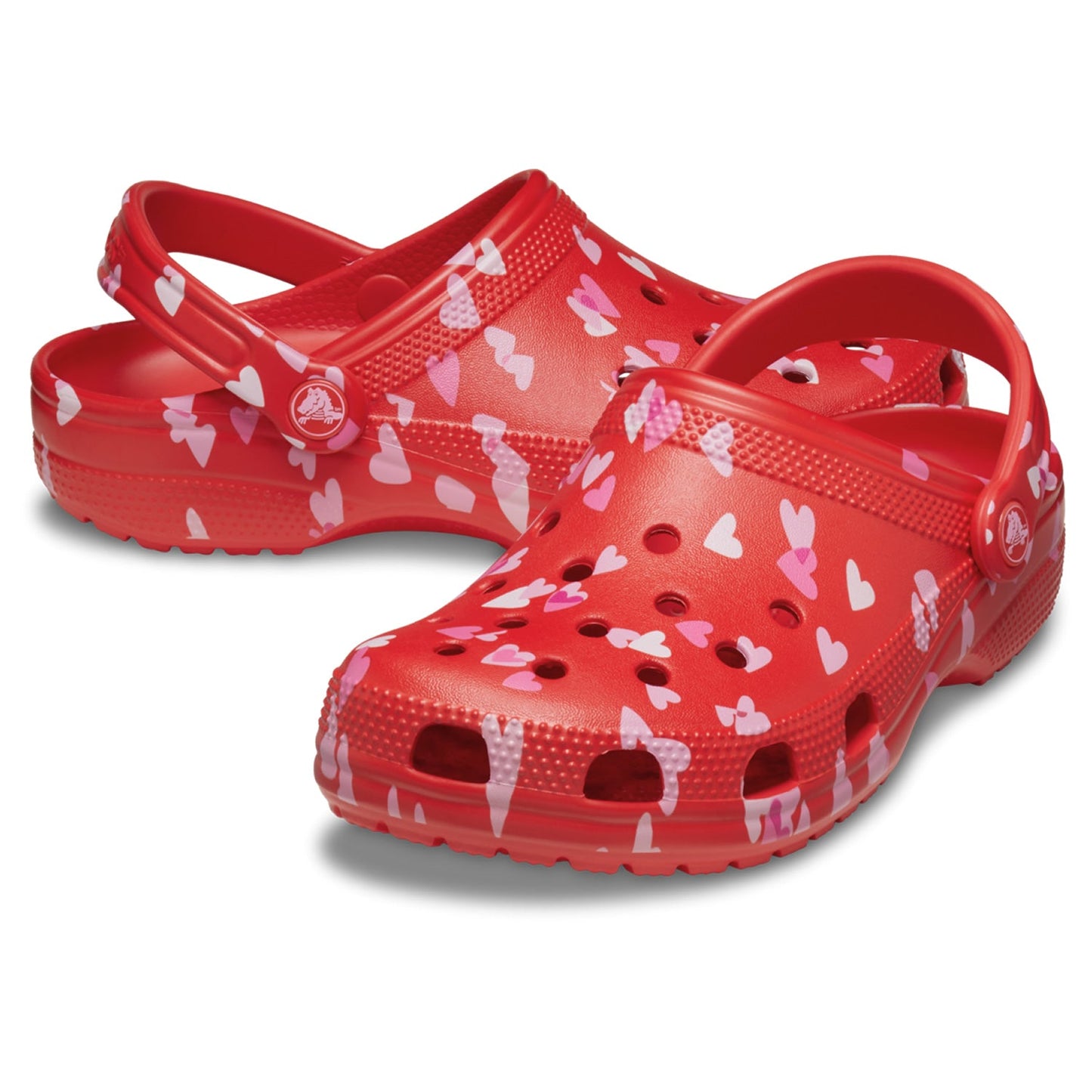 Crocs Classic Hearts Clog (209682) - Cherry Red