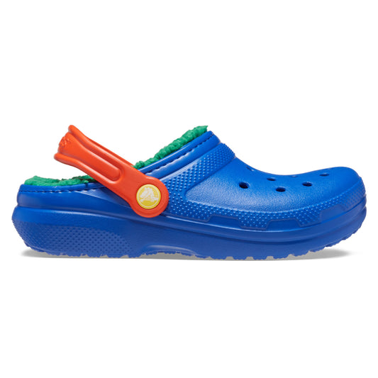Crocs Classic Lined Toddlers Clogs 207009 Blue Bolt/Multi
