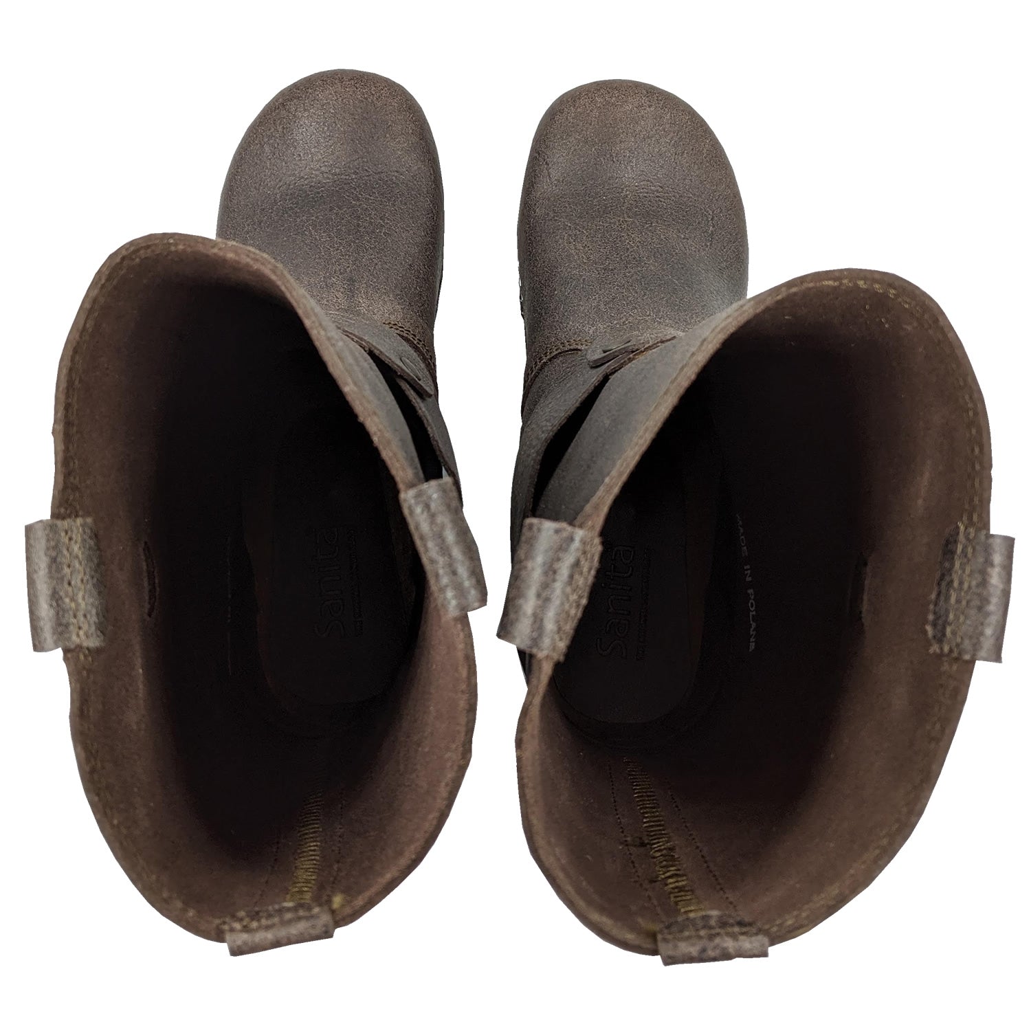 Sanita Mohawk Danish Clog Boots in Antique Brown (452203)