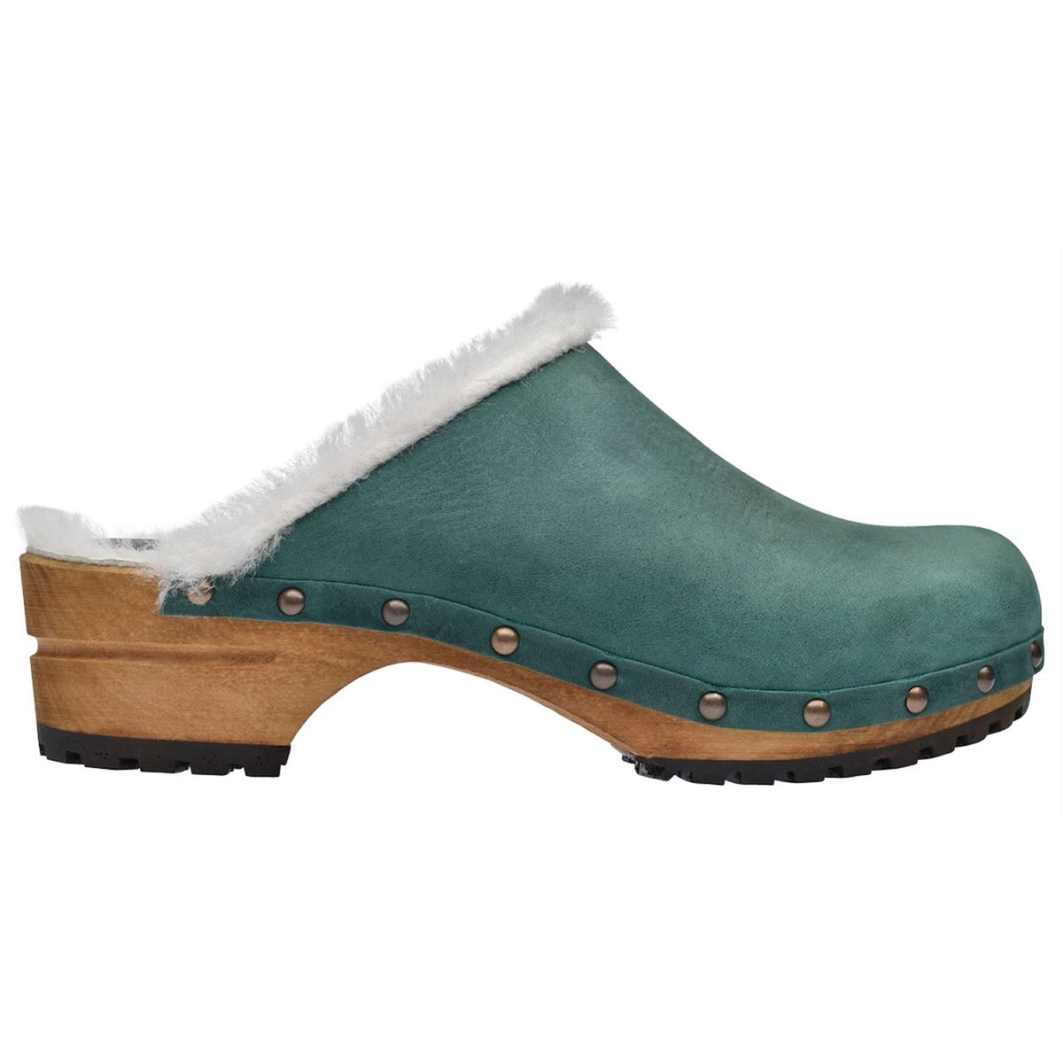 Sanita Hese Winter Clog in Green 450401