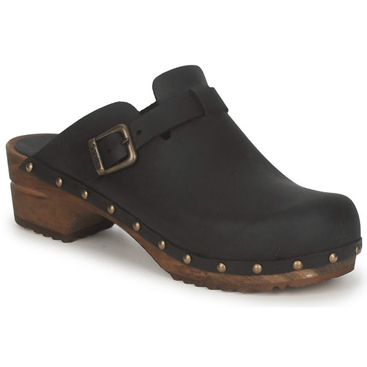 Sanita Kristel Traditional Clogs in Black 455205