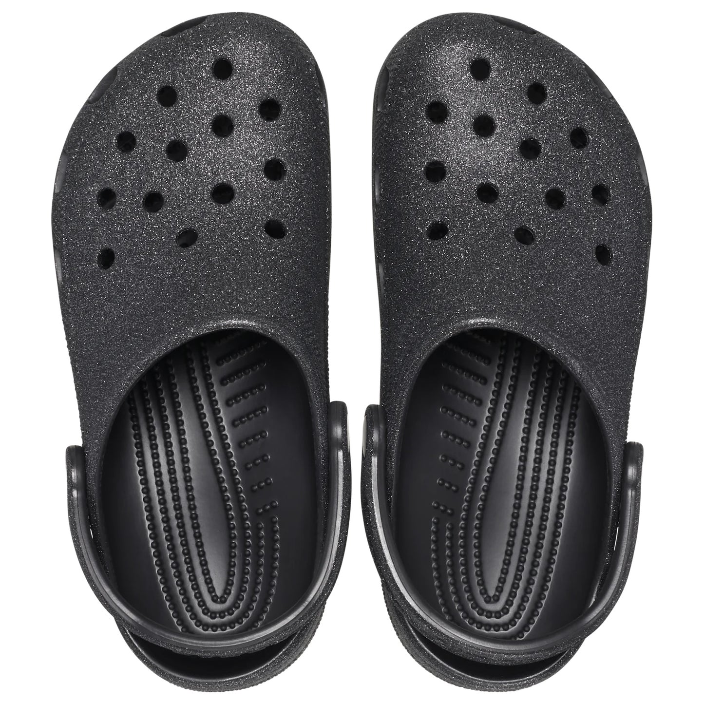 Crocs Classic Glitter Clogs (205942) - Black Glitter