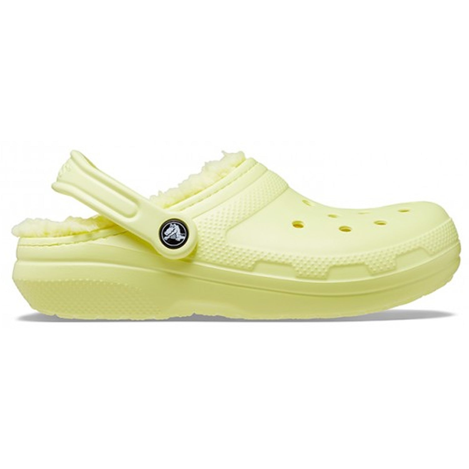 Clogs Yellow Fuzzy Crocs Yellow Fur Lined Crocs Yellow Fluffy