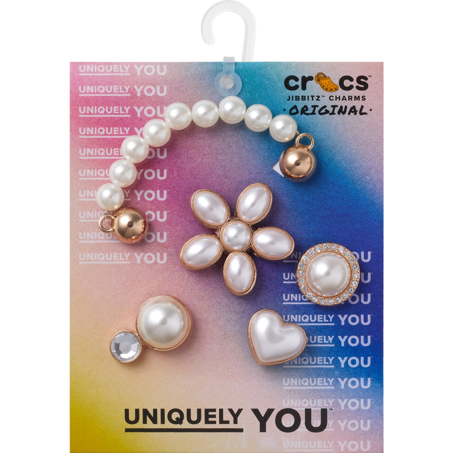 Crocs Jibbitz - Dainty Pearl Jewellery 5 Pack