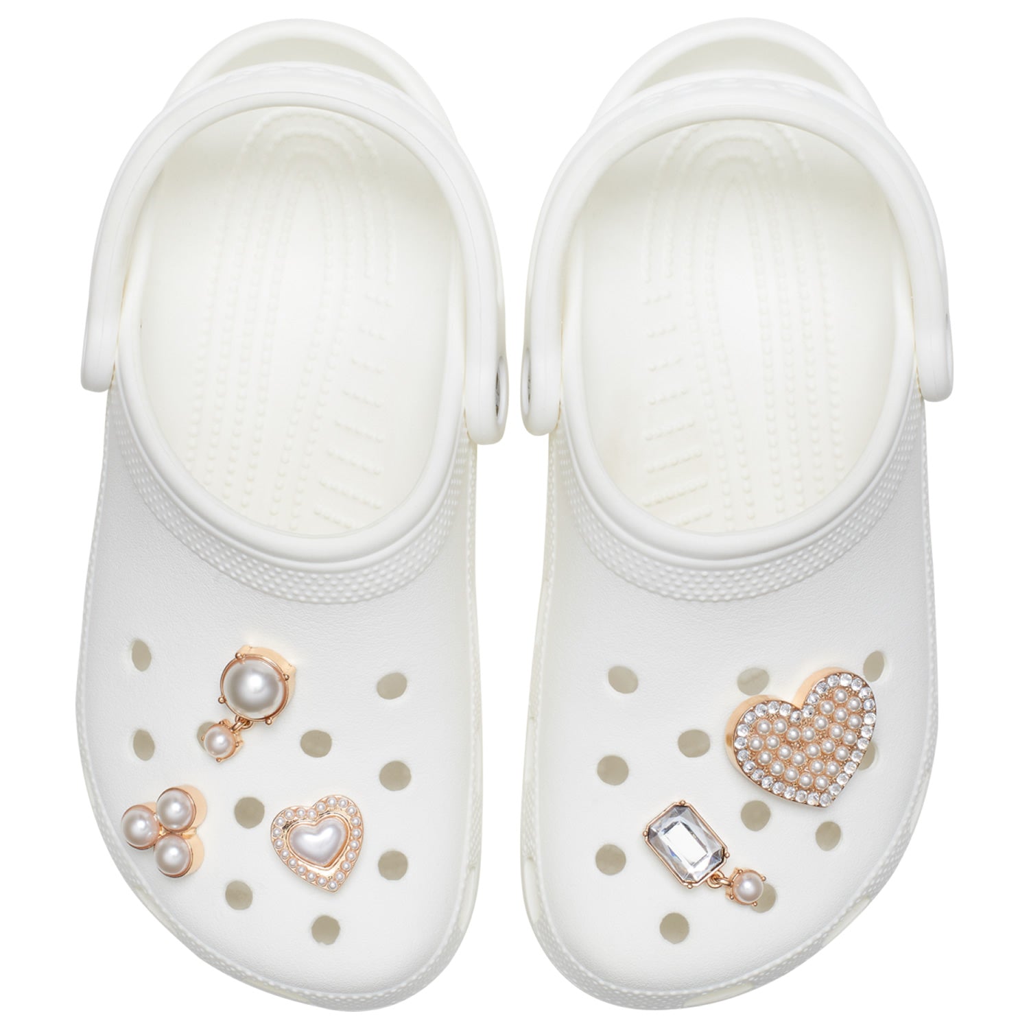 Crocs Jibbitz Pearly Hearts 5 Pack 10013257 – World of Clogs