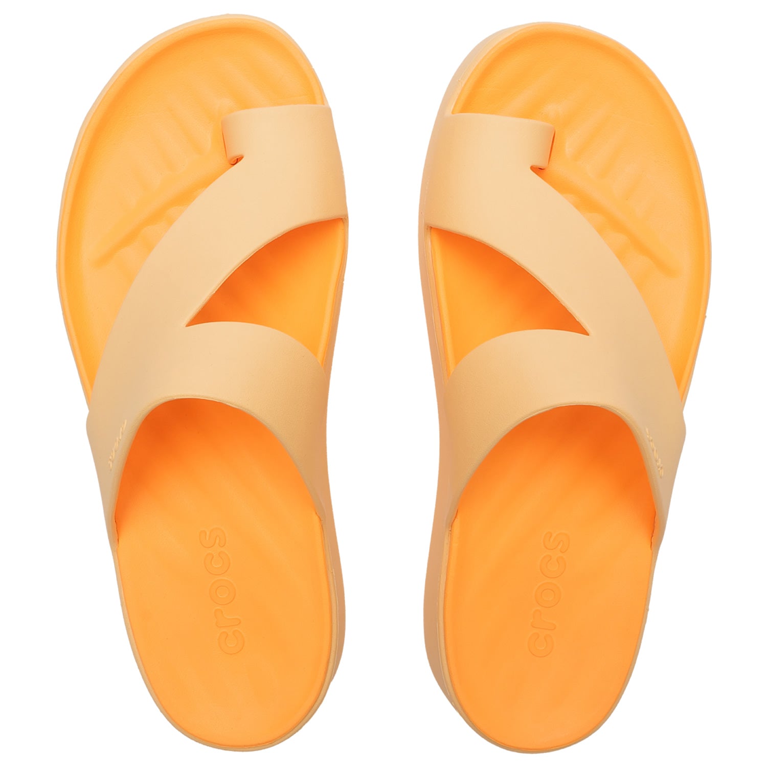 Crocs Getaway Platform Toe Loop 210834 Golden Hour – World of Clogs