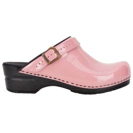 Sanita Freya Patent Flexible Clogs in Rose 457548 World of Clogs