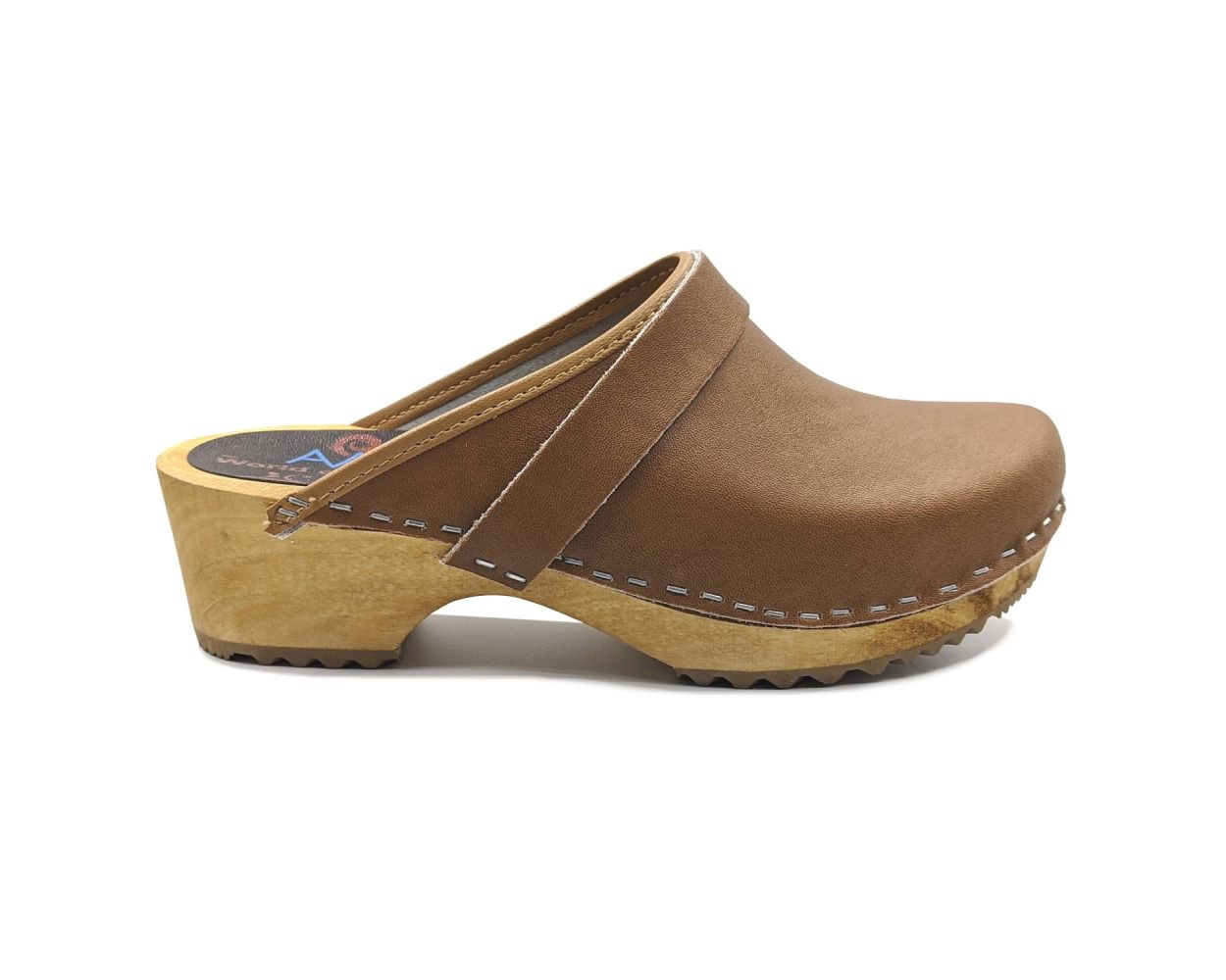 AM Toffeln 100 Clogs in Light Brown | World of Clogs
