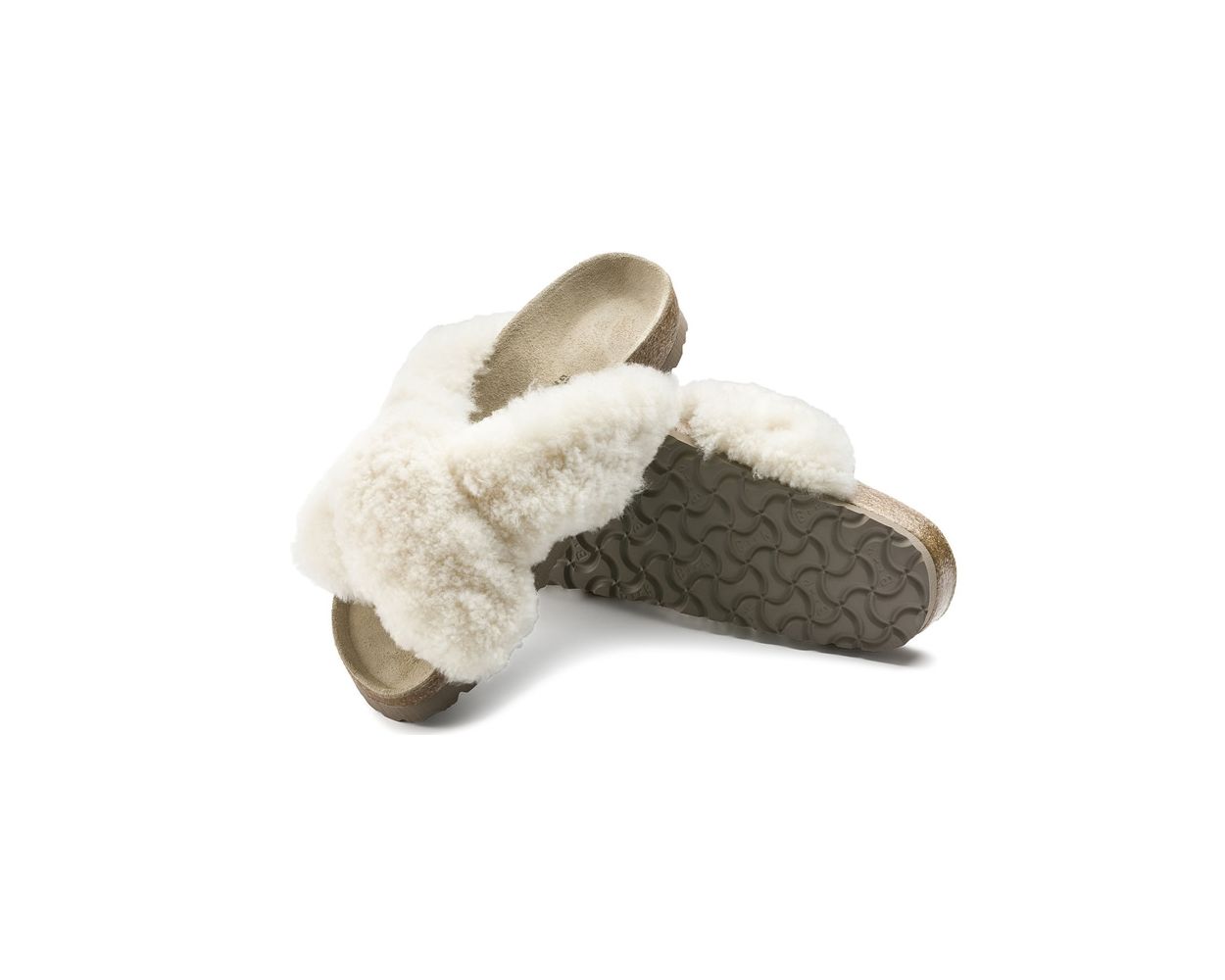 Birkenstock fashion daytona shearling sandals