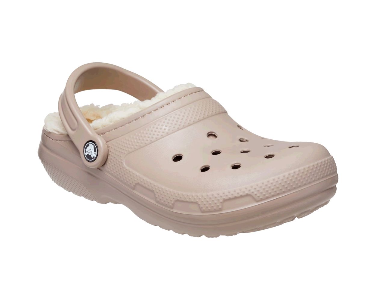 Fashion white lined crocs womens