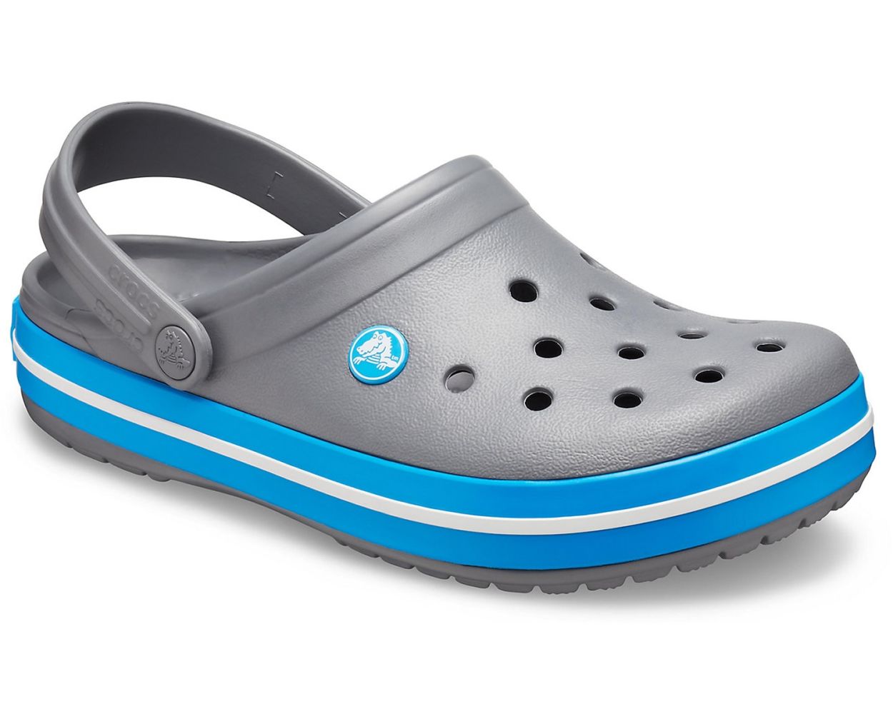 Charcoal ocean crocs on sale