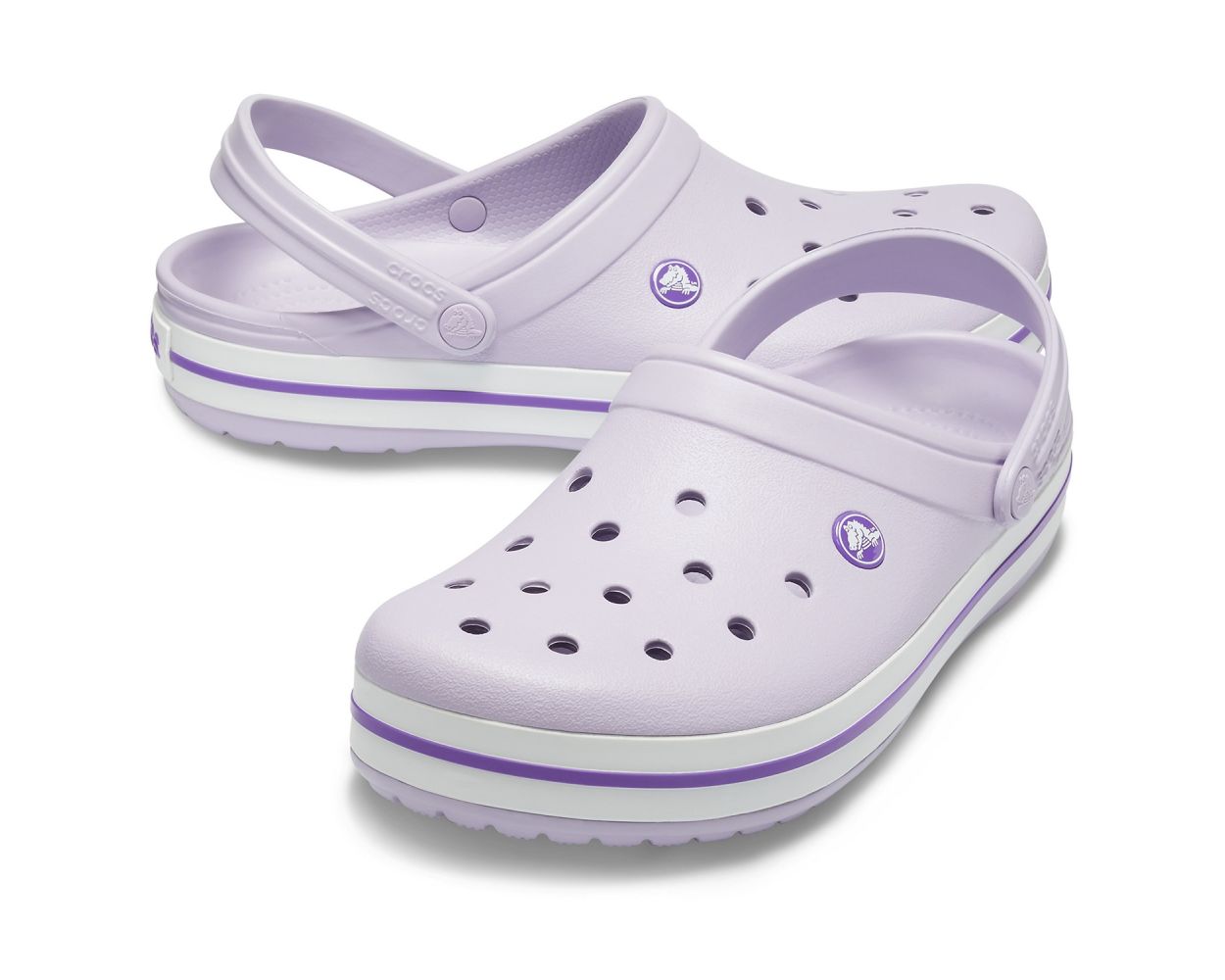 Pastel purple crocs hotsell